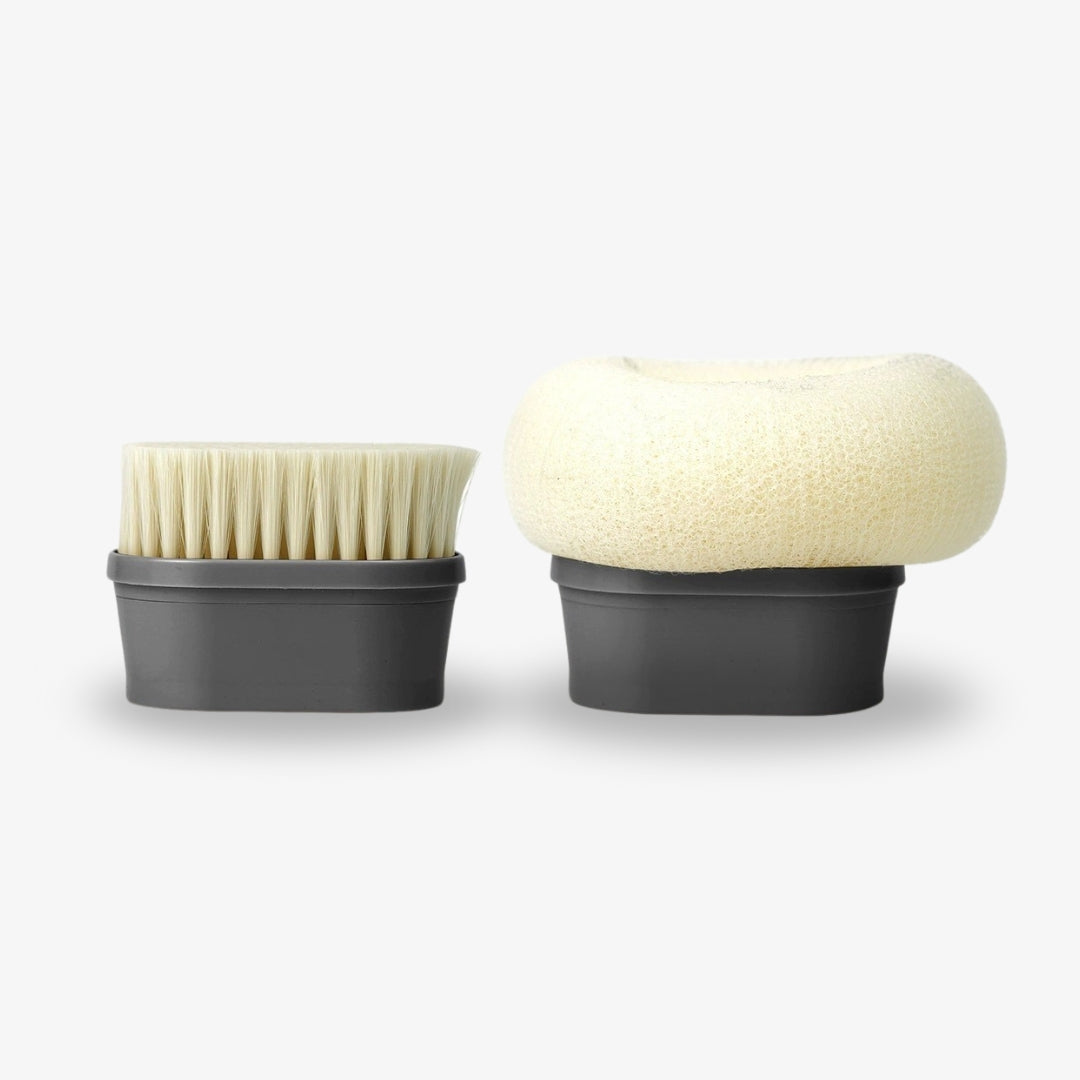 Brush and foam sponge set
